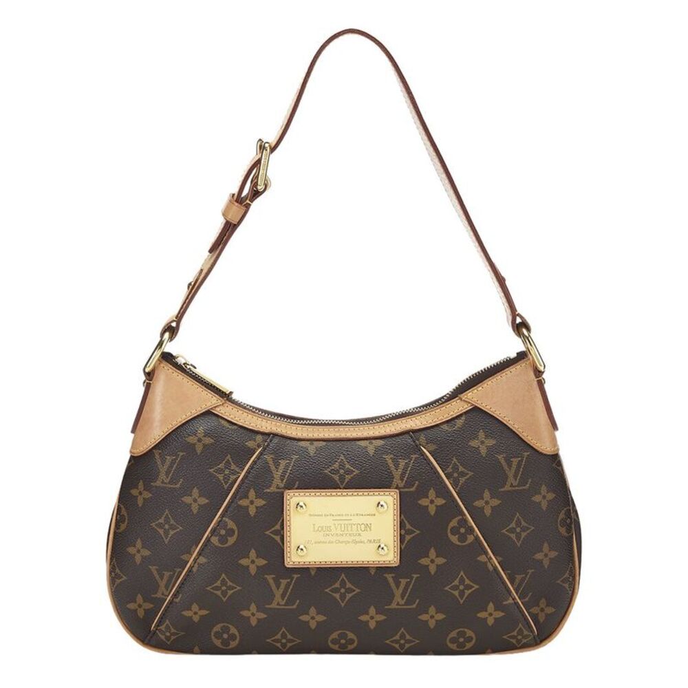 Louis Vuitton Brown Monogram Coated Canvas Thames Pm (Authentic Pre-Loved)
